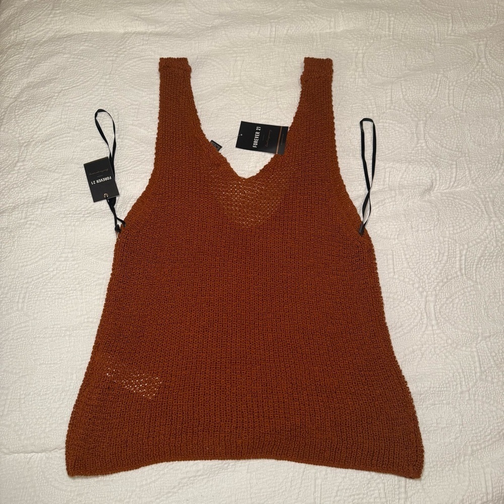 Forever 21 Rust Knit Summer Tank Top - Picture 7 of 8
